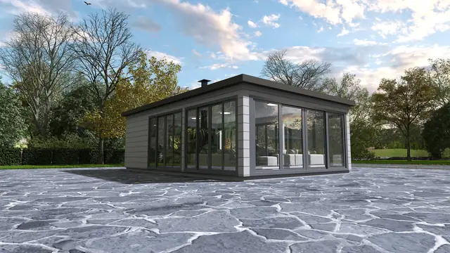 Cam Cepheli Mekân Tasarımı — Dış mekân görünümleri, görünüm 1