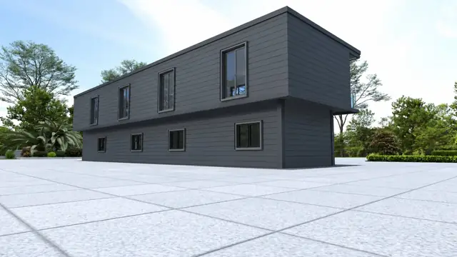 İki Katlı Modüler Yapı — Gündüz görünümleri, görünüm 3