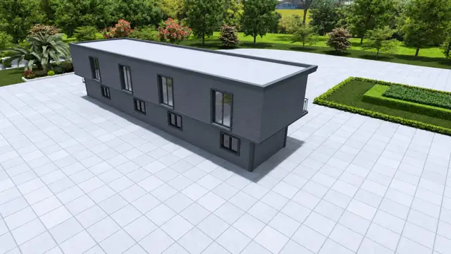 İki Katlı Modüler Yapı — Gündüz görünümleri, görünüm 6
