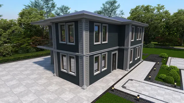 Kusan Villa — Koyu cephe alternatifi, görünüm 10