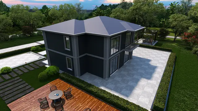 Kusan Villa — Koyu cephe alternatifi, görünüm 12