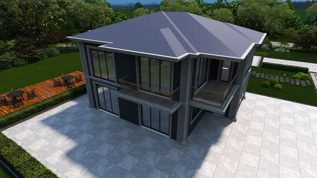 Kusan Villa — Koyu cephe alternatifi, görünüm 13