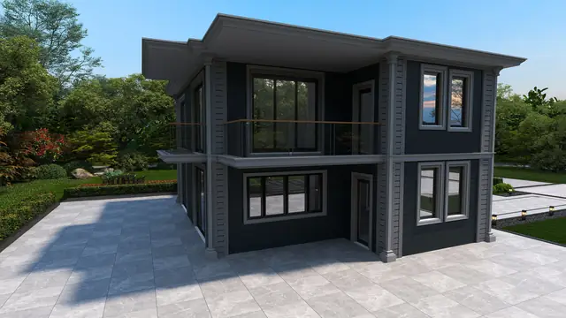 Kusan Villa — Koyu cephe alternatifi, görünüm 14