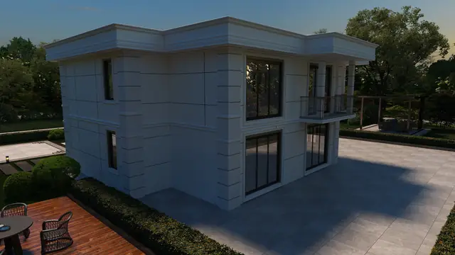 Kusan Villa — Açık cephe tasarımı, görünüm 20