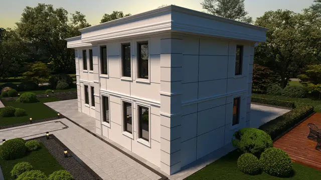Kusan Villa — Açık cephe tasarımı, görünüm 21