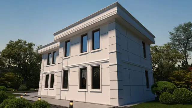 Kusan Villa — Açık cephe tasarımı, görünüm 22