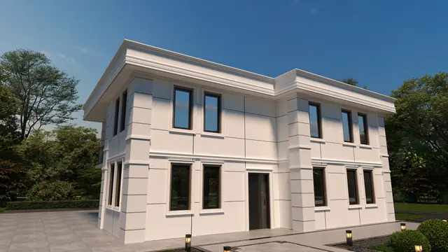 Kusan Villa — Açık cephe tasarımı, görünüm 23