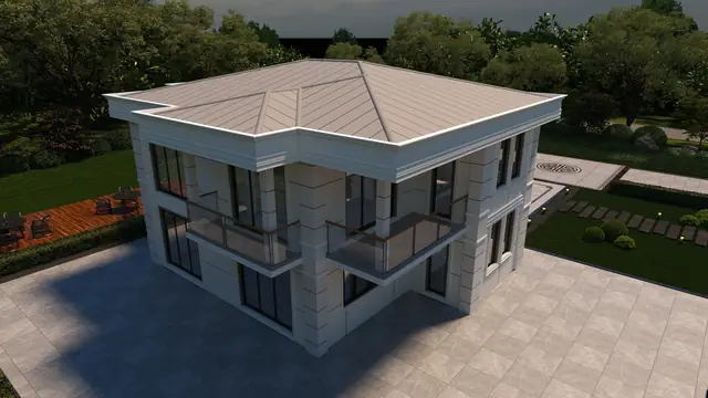 Kusan Villa — Açık cephe tasarımı, görünüm 25